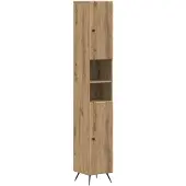 vidaXL Badkamerkast met Open Plank BREDA Artisanaal eiken