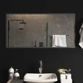 Syfax LED Badkamer Spiegel Transparant 100 x 50 cm gehard glas