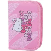 Baagl etui, schoolmap, schrijfwaren - Hello Kitty, patroon: luipaard