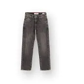 Vingino Brando regular fit jeans - washed black Zwart Jongens Denim Effen - maat 122
