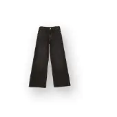 Vingino Meisjes Extra Wide Leg Jeans Cita Meisje Zwart 134