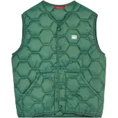 Quiksilver - Jassen - Fuse Urban Gilet Forest voor Heren van Nylon - Maat M - Groen