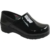 Sanita Klomp Women Original Professiomel Patent Black-Schoenmaat 40