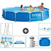 Intex Framezwembad, rond - 366x76 cm - 7-delig, model S21011