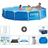 Intex Framezwembad, rond - 366x76 cm - 8-delig, model S20444