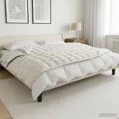 vidaXL Verzwaringsdeken Wit 150 x 200 cm 7 kg 100% Katoen 205T