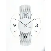 AMS 9694 moderne glazen wandklok