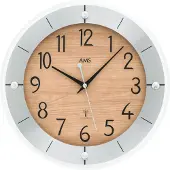 AMS - 5592 - Wandklok - Radiogestuurd - 31cm - met duidelijke cijfers