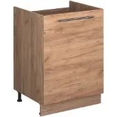 Vicco Wastafelkast Fame-Line, Goudkleurig Eiken/Goudkleurig Eiken, 60 cm