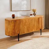 Riess Dressoir GATSBY 160cm retro stijl mangohout naturel