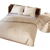 MARKIZETA HOME Luxe Katoen Satijnen Dekbedovertrek Set 200x220cm Beig Bruin