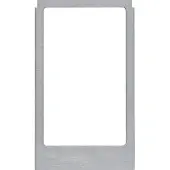 Hager Groot schuin geborsteld roestvrij stalen design frame - WD2243