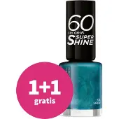 Rimmel 1+1 gratis: Nagellak 60 Seconds SuperShine 721 Siren 8 ml