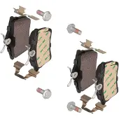 Brembo Remblokken set P 61 084 Brembo voor o.a. CITROEN, PEUGEOT
