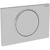 Geberit Sigma 10 bedieningsplaat met vergrendeling Rvs Geborsteld