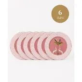 Pip studio La Majorelle Borden - Gebaksbordjes - Bordenset - Servies set van 6 - 17cm