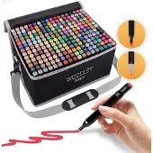Woodley Twinmarkers 240 stuks - Alcohol stiften - Markeerstiften -