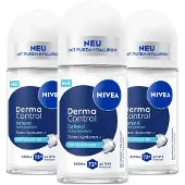 Nivea 3x Deodorant Roller Derma Control Defend 50 ml