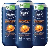 Nivea 3x Shampoo & Douchegel 3in1 Sport 250 Ml