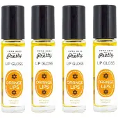 Zoya Goes Pretty - Lip Gloss Orange Lips - 4 pak