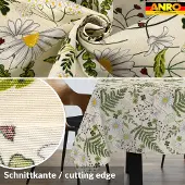 ANRO Tafelkleed Kamille Groen 140x120cm Rechte rand Afwasbaar Waterafstotend Binnen & Buiten