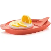 Tupperware Snijplank met spatel, dappere, roestrood