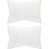 vidaXL Hoofdkussen 2 st 60 x 70 cm Australische Wol Wit