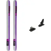 Salomon - Packs (ski's & bindingen) - Pack S/Lab Qst X 2026 voor Unisex - Paars