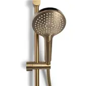 BLUE LABEL Douchekop, Csslr Plus thermostatische mengkraan incl. 90 cm håndbrusesæt med 3 stråletyper samt 1500 mm