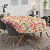 ANRO Tafelkleed Bloemenranken Meerkleurig Ovaal 280x140cm Met sierband Afwasbaar Waterafstotend