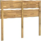 vidaXL Live Edge Hoofdbord ROSTOCK Witgewassen 120 cm