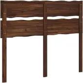 vidaXL Live Edge Hoofdbord ROSTOCK Donkerbruin 120 cm