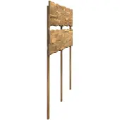 vidaXL Live Edge Hoofdbord ROSTOCK Witgewassen 200 cm