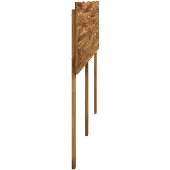 vidaXL Live Edge Hoofdbord ROSTOCK Naturel 140 cm Massief Acacia Hout
