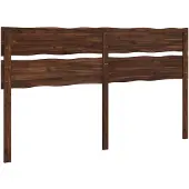 vidaXL Live Edge Hoofdbord ROSTOCK Donkerbruin 200 cm