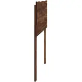 vidaXL Live Edge Hoofdbord ROSTOCK Donkerbruin 100 cm