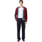 Lacoste Polohemd voor heren uit de Roland Garros-collectie (Wit)