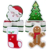 Tlily Kerstsponzen keuken dubbelzijdige schaal voor het afwassen