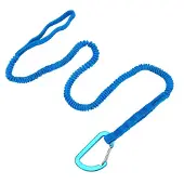 Semoic 2-pack kajakpeddellijn, boardlijn, vislijn met karabijnhaak, kajakaccessoires, blauw