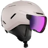 Atomic Savor Visor Stereo, skihelm met vizier, grijs