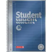 Brunnen Student Navulblok A4 Gelinieerd Zijdelings ingebonden Geperforeerd