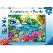 Ravensburger Ocean Treasures Puzzel 300 XXL Stukjes | Kinderpuzzel vanaf 9 Jaar | Onderwaterwereld & Zeedieren