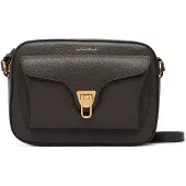 Coccinelle Leren schoudertas Beat Soft Camera Bag Fango donkergroen