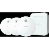 Bosch Draadloze Rookmelder 3-Pack + Smart Home Controller