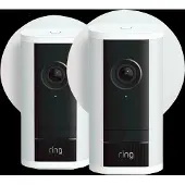 Ring Spotlight Camera Pro 2e Generatie Stekker Wit Duo Pack
