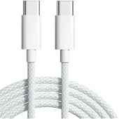 INF 2m USB C naar C-kabel, 2-pack White