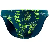 Speedo Printed Swimming Brief Blauw 36 Man
