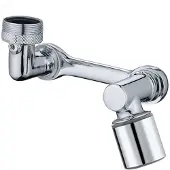 INF 1080 Draaibare Keukenkraan Beluchter, Zinklegering Flexibele Waterbesparende Kraan