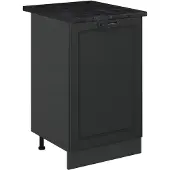 Vicco Keukenonderkast R-Line, Antraciet landelijk/Antraciet, 50 cm antraciet werkblad