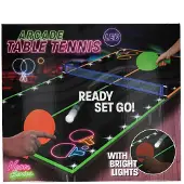 Tender Toys Tafeltennistafel met LED-verlichting 100x50 cm